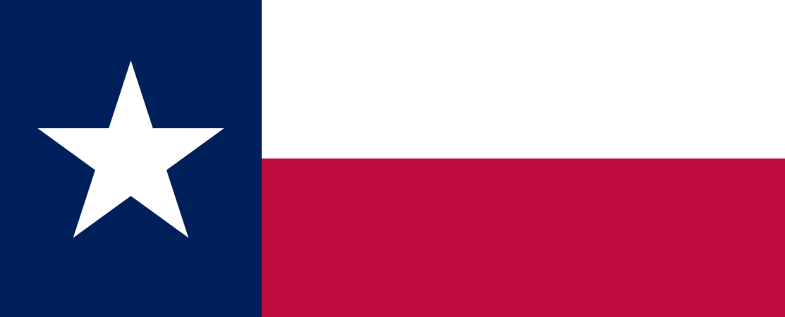 Image depicting the flag of Texas, which is blue, white, and red, with a lone white star.